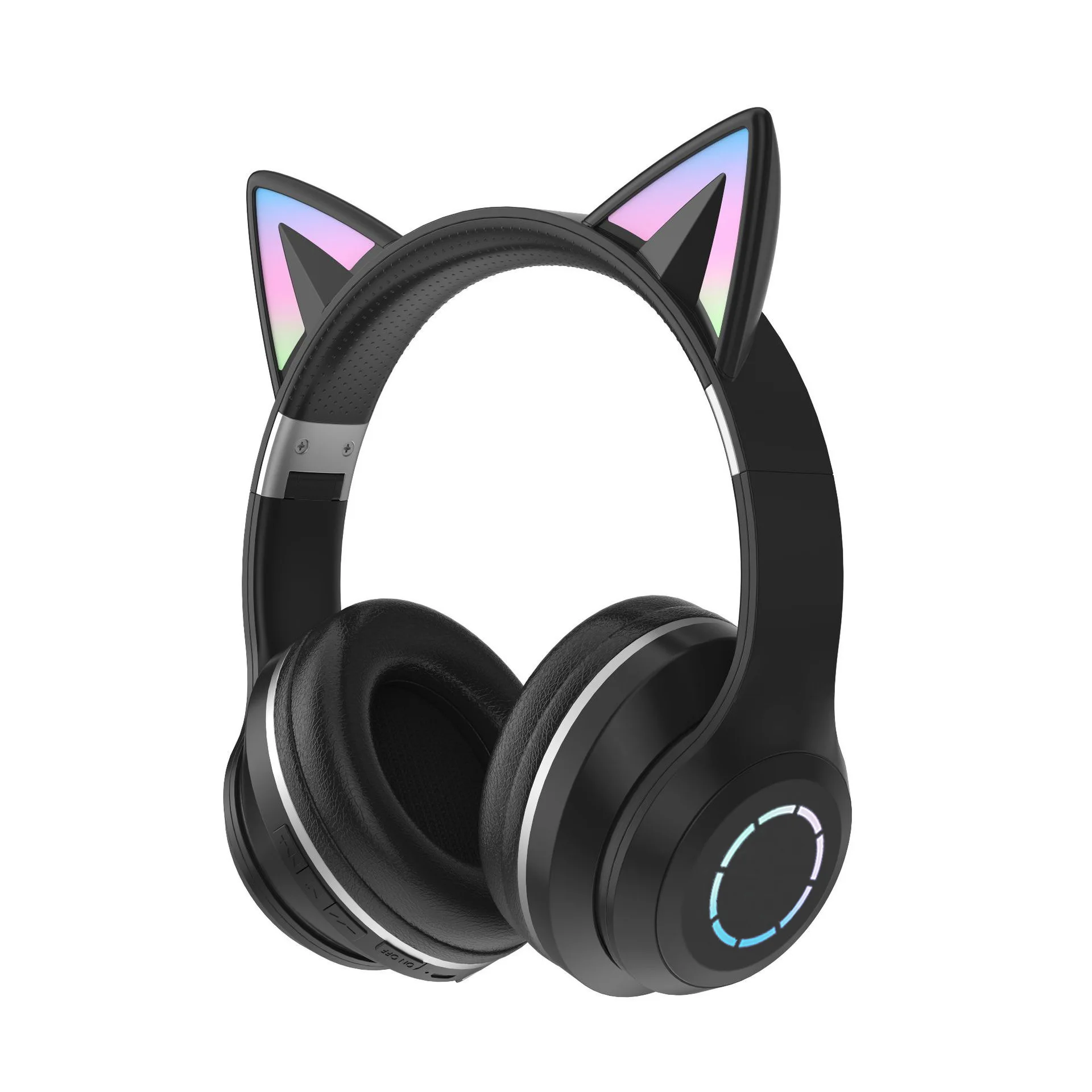 Luminous Bluetooth Headset, Wireless Headset, Esports Game Cat Ears Listening To Music Learning Online Class Call Headset