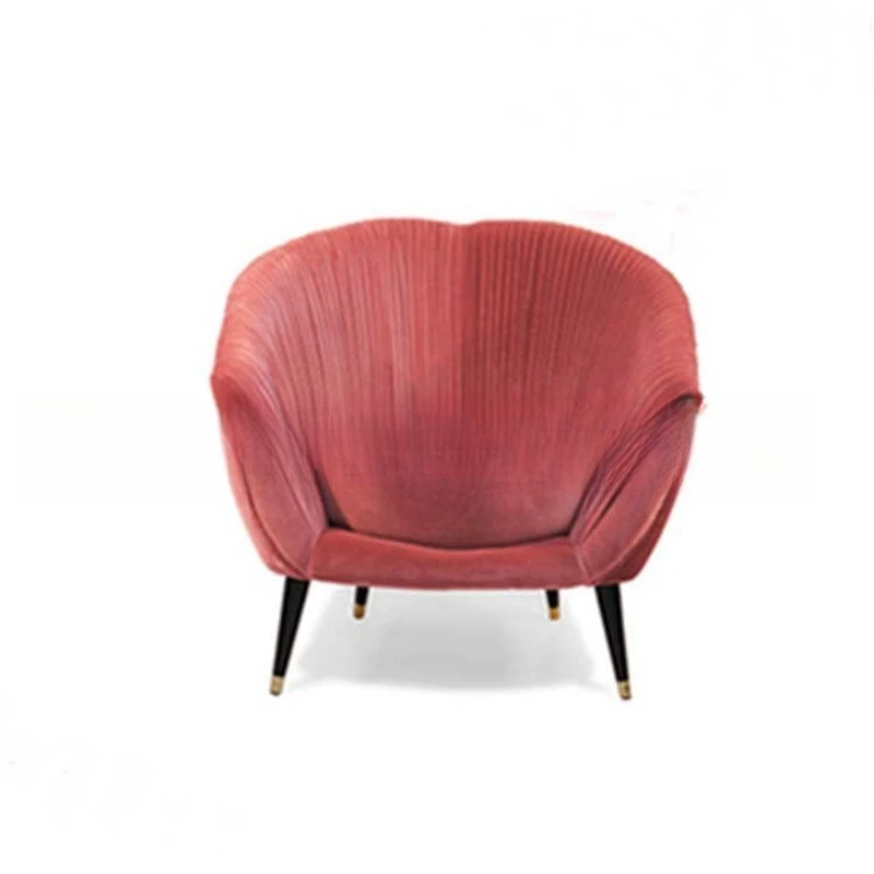 

American fabric sofa chair pedal furniture combination leisure tiger chair photo studio image sofa