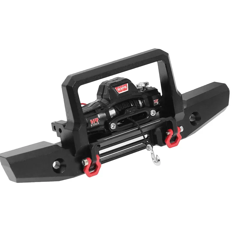 

1/18 Crawler TRX4M Defender Wilderness - Metal Front Bumper + Rear Bumper + Remote Control Winch & Body Modification Kit (W237)