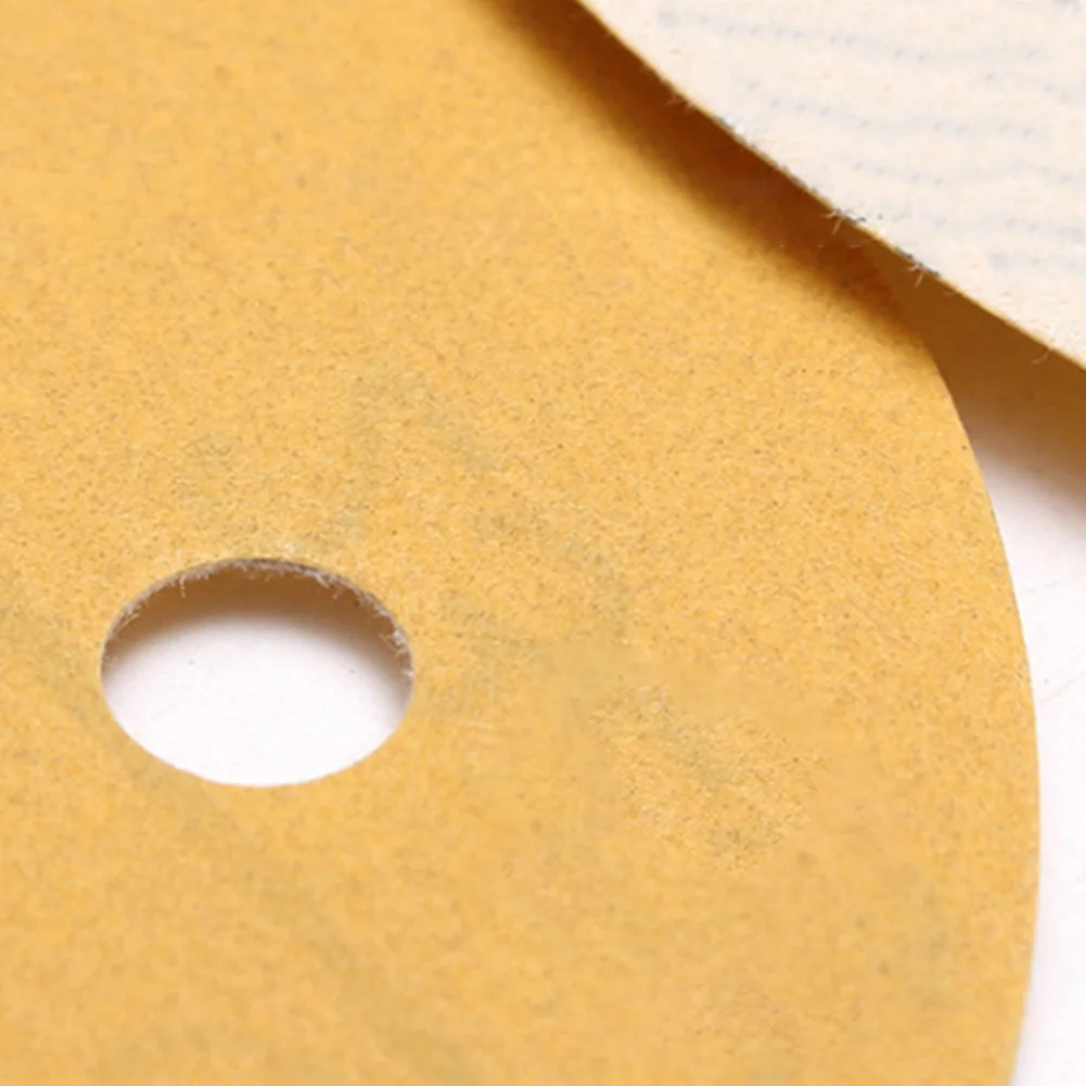 100pcs 5-Inch 6-Hole Sandpaper 40-800Grit Sanding Discs For Pneumatic Dry for sanders Woodworking Furniture Polishing