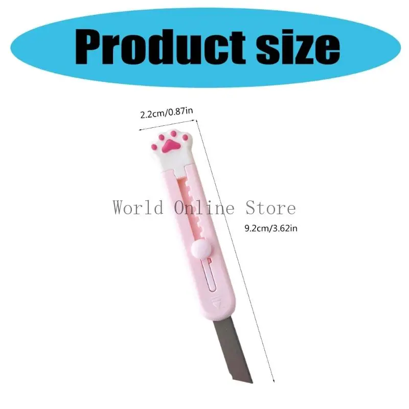 Adorável Cuts Box Cutter Cutter Letter Openers Utility Cutter Cutter Pacote Abridor Office Supplies Home School 87HC