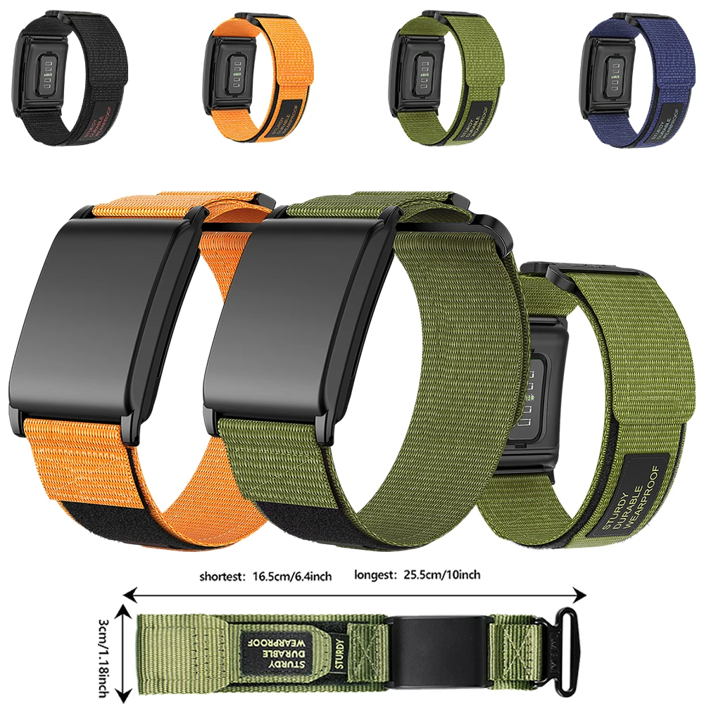 Cinturino in nylon compatibile con Whoop 4.0 Cinturino sportivo di ricambio morbido e regolabile traspirante per cinturino Whoop 4.0