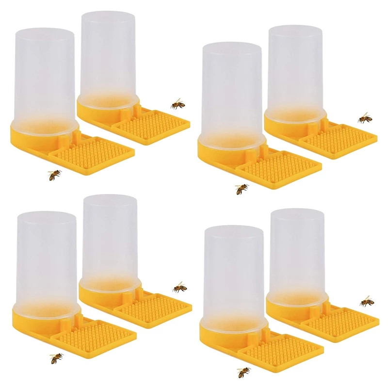 

8 Pack Beehive Beekeeping Water Dispenser Honey Beehive Entrance Feeder Bee Drinking Beekeeping Equipment