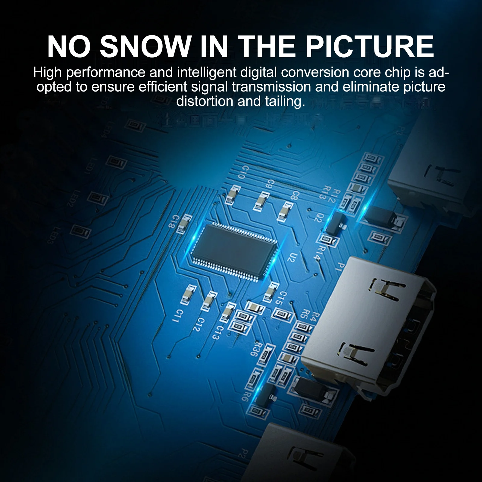 

to Vga Video Cable Adapter and -Efficiency Signal Transmission Durable Corrosion-Resistant Converter