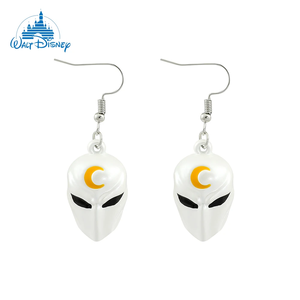 Disney Marvel Earrings Avengers Moon Knight Mask Earrings Fashion Trend Superhero Earrings Accessories Gifts For Fans