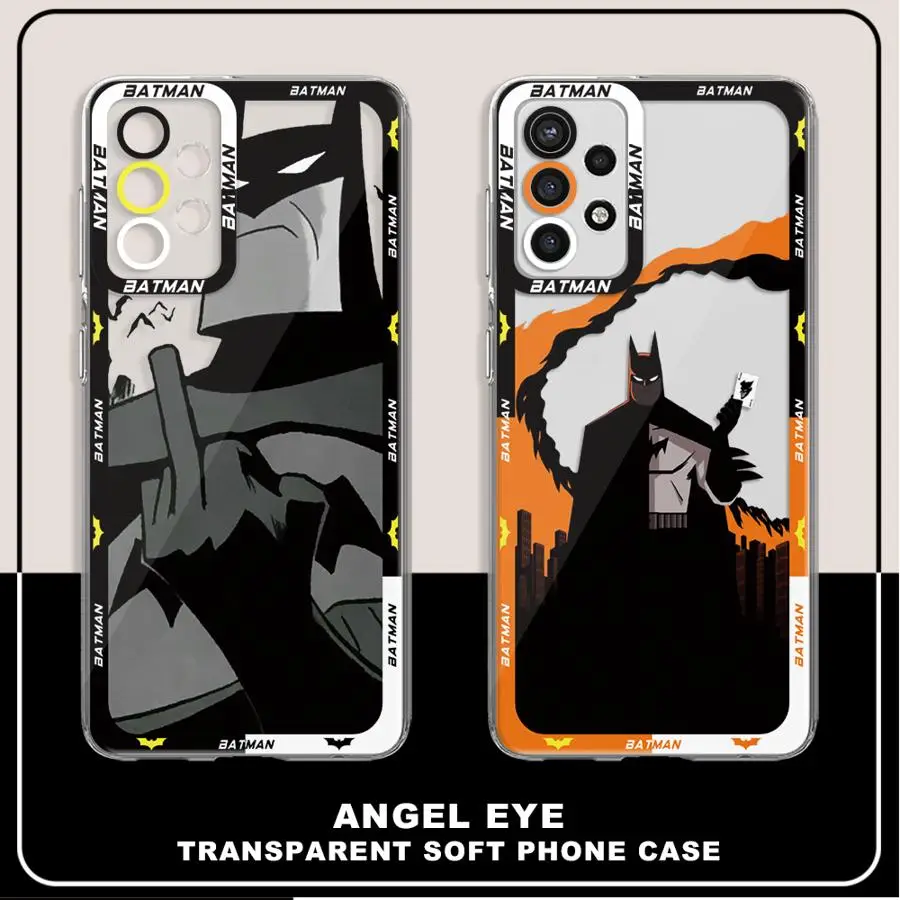 Batman Superhero phone Case for Samsung A02 A03s A03 Core A04e A05s A06 A10s A20s A21s A30 A31 A50s A51 A71 4G A72 4G 5G A73 5G