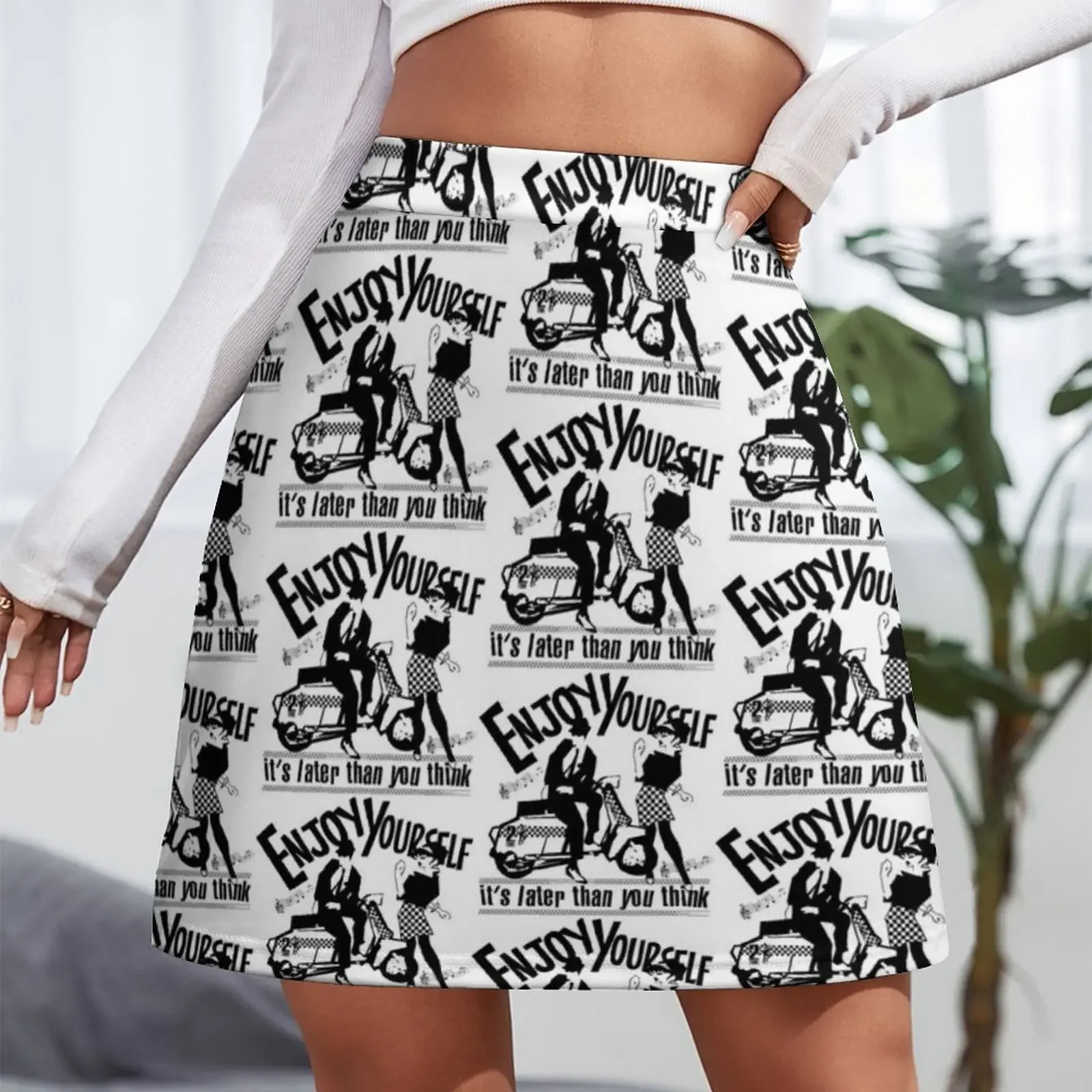 It's later than you think Mini Skirt korean fashion summer clothes Skort for women