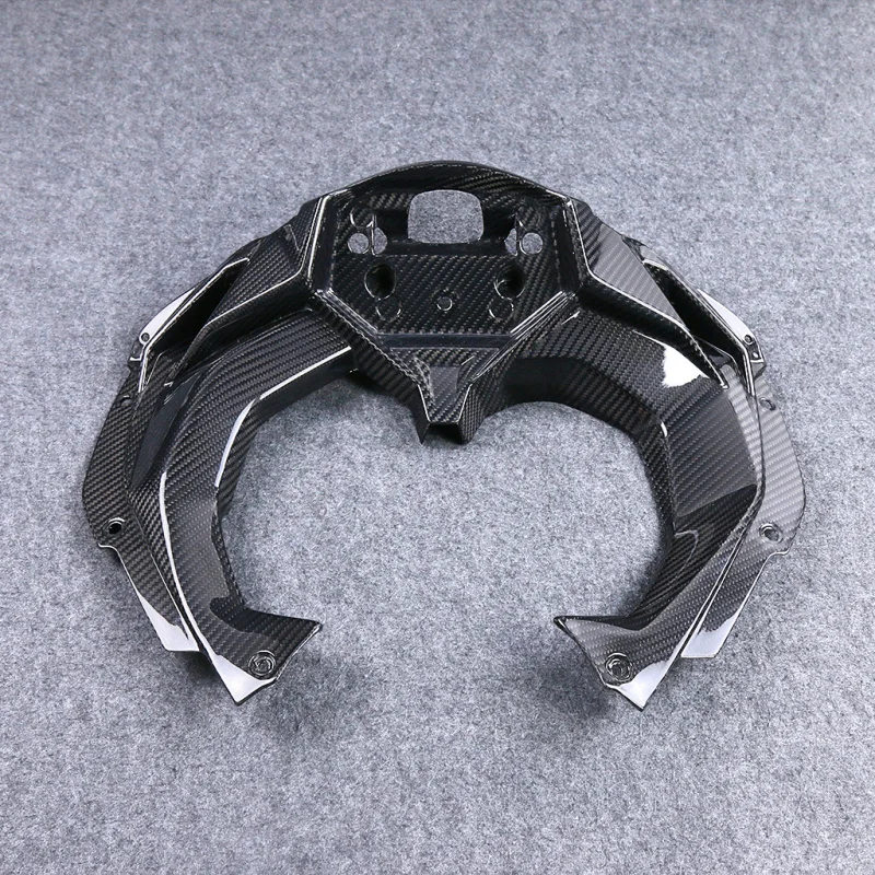 

Suitable ZX4RR ZX4R Modified Carbon Fiber Instrument Cover Fairing Side Panel-Border