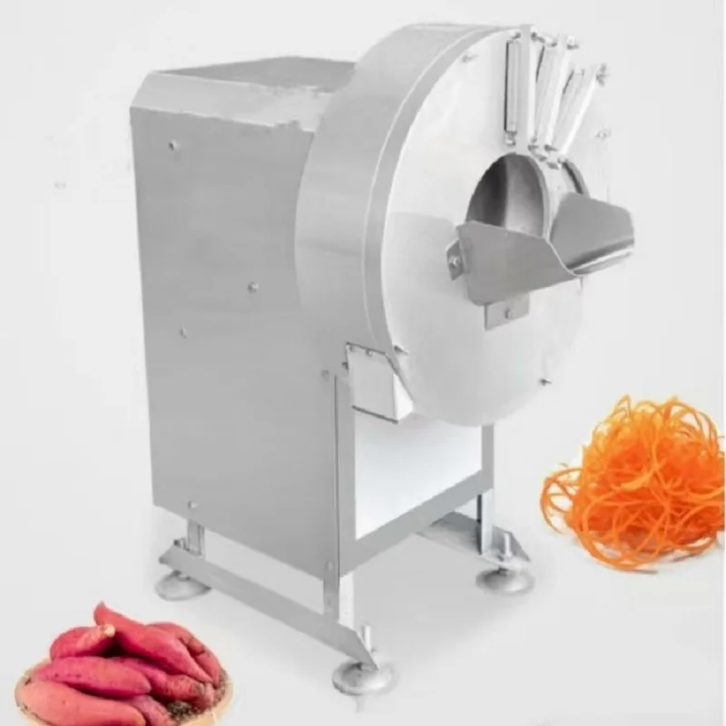 

Commercial Fruit Vegetable Processing Machine Specializing in Ginger Shredding And Slicing Cutting