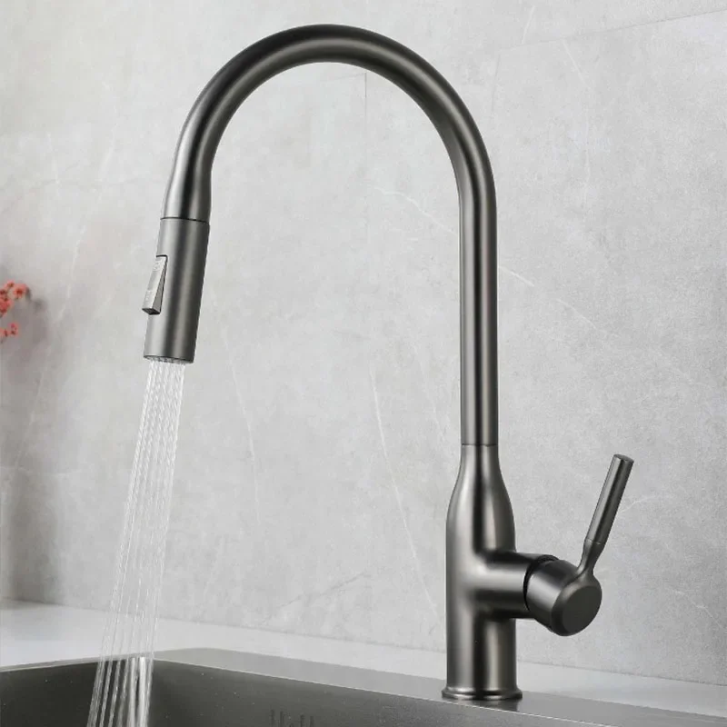 

Смеситель для умывальника, выдвижной смеситель для кухонной мойки, смеситель с одной ручкой, краны для горячей и холодной воды, аксессуары для кухонь на палубе