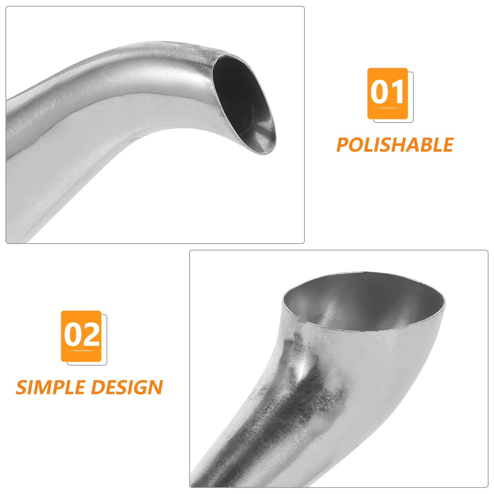 

10Pcs Stainless Steel Water Kettle Spout Replacement Leakproof Teapot Pouring Spout Metal Kettle Accessory