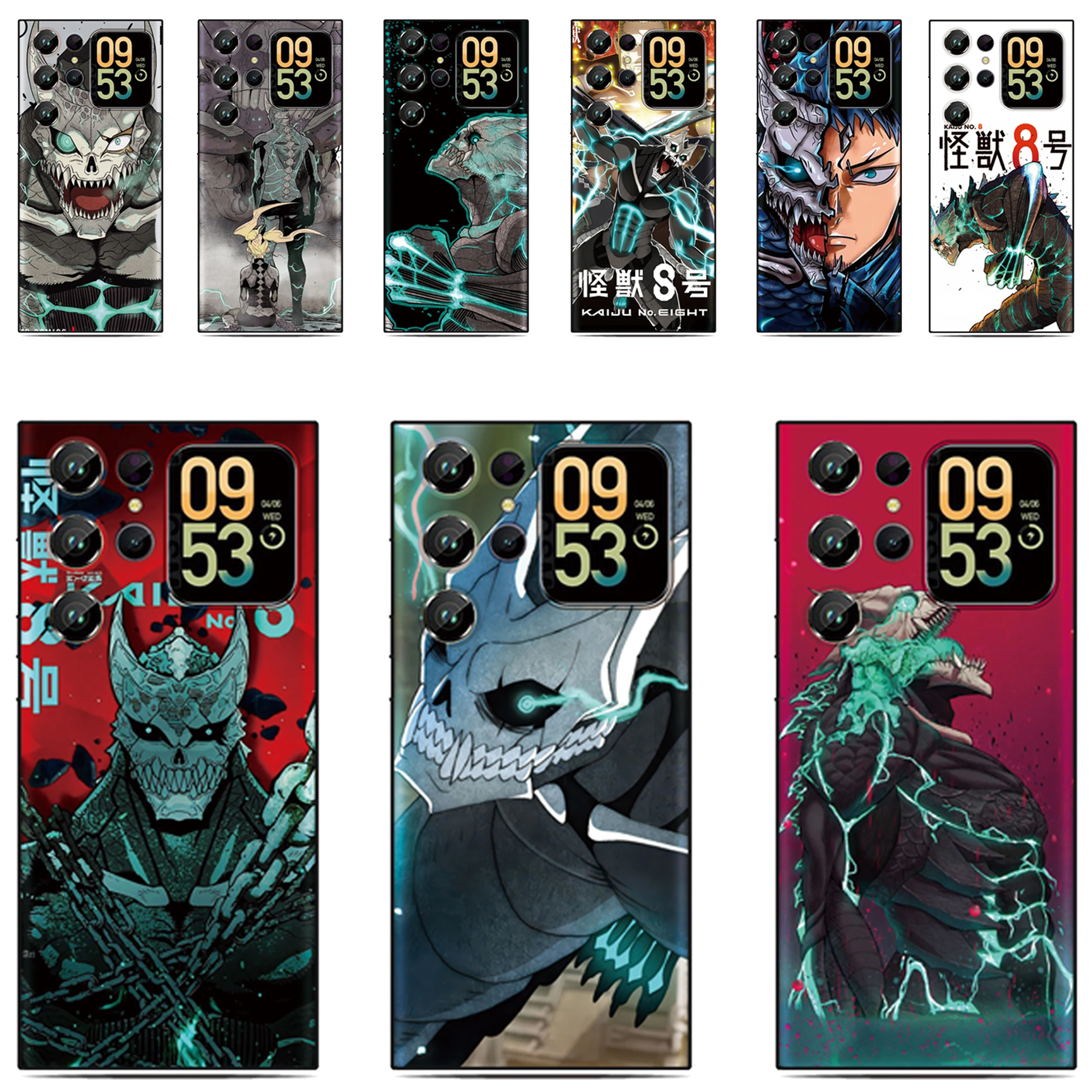 카이주 넘버 8 백 커버 (오키텔 C61 C62 C65 C68 C69 C57s C57 C58 C59 프로 C1 플러스 P1 C2 C3 C53 C51 C50 C36 C35 휴대폰 케이스)