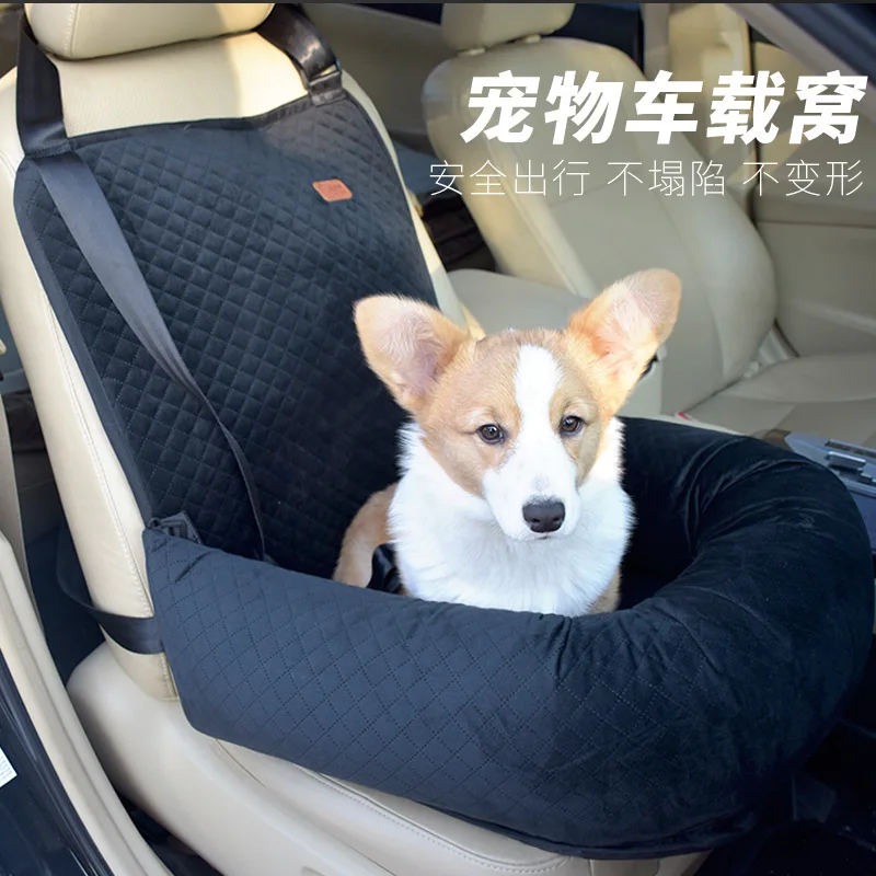 Pet Car Seat For Medium Small Dogs Washable Dog Booster Pet Travel Carrier Bed Pet Car Seat Detachable Dog Bed For Car Seat