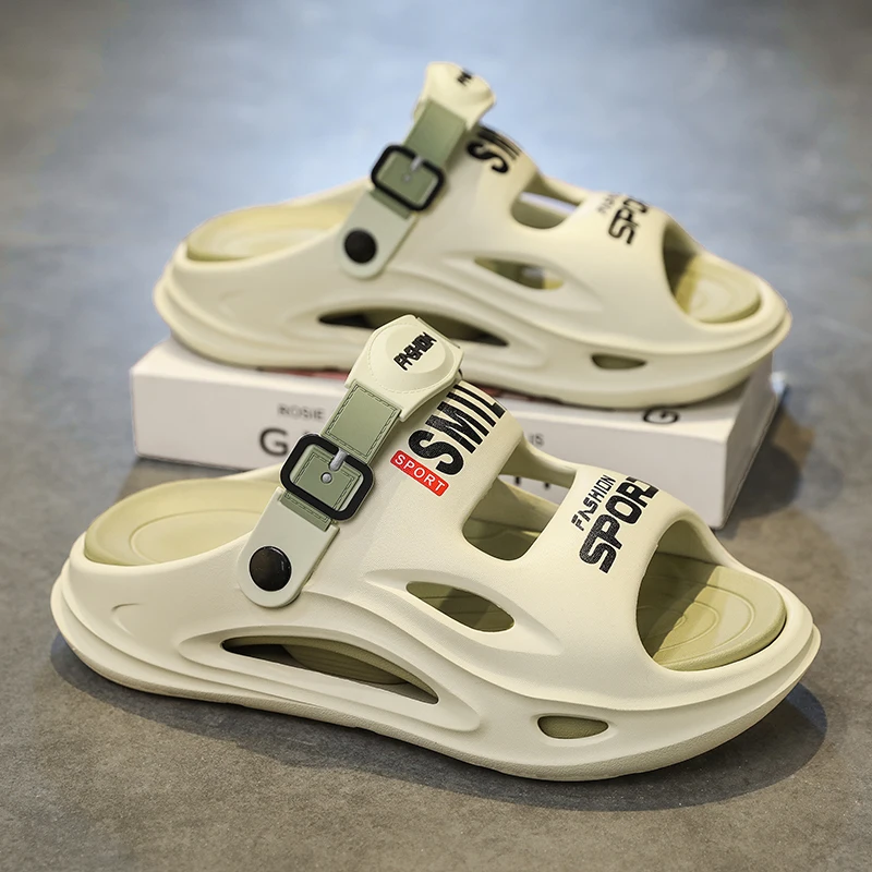 

Men's Summer Non-Slip Dual-Purpose Sports Beach Sandals and Slippers for Outdoor Wear