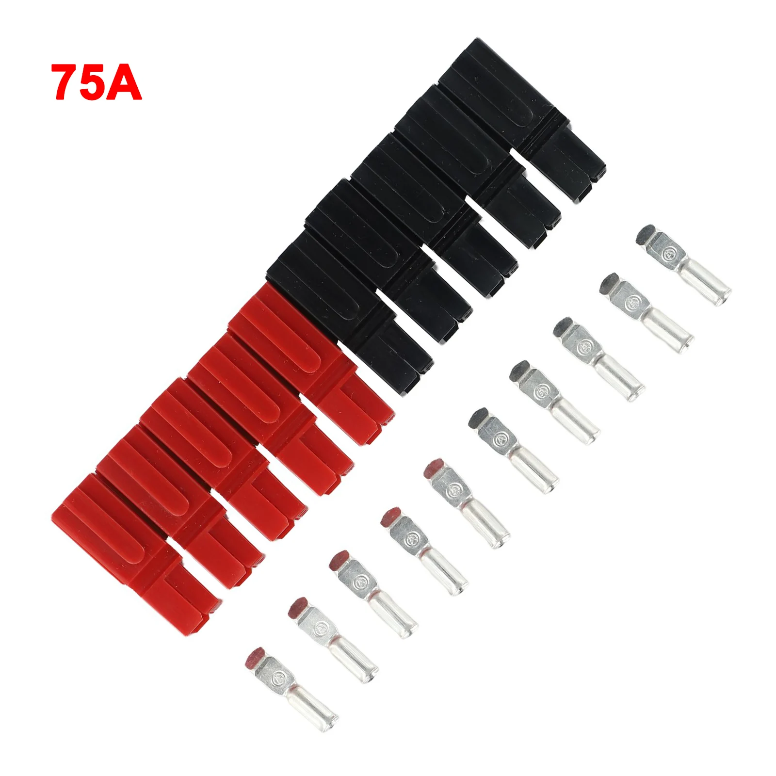 5PAIR FOR CONNECTOR RED & BLACK 75AMP MARINE QUALITY CONNECTOR Distribution Equipment Industrial Equipment 5PAIR