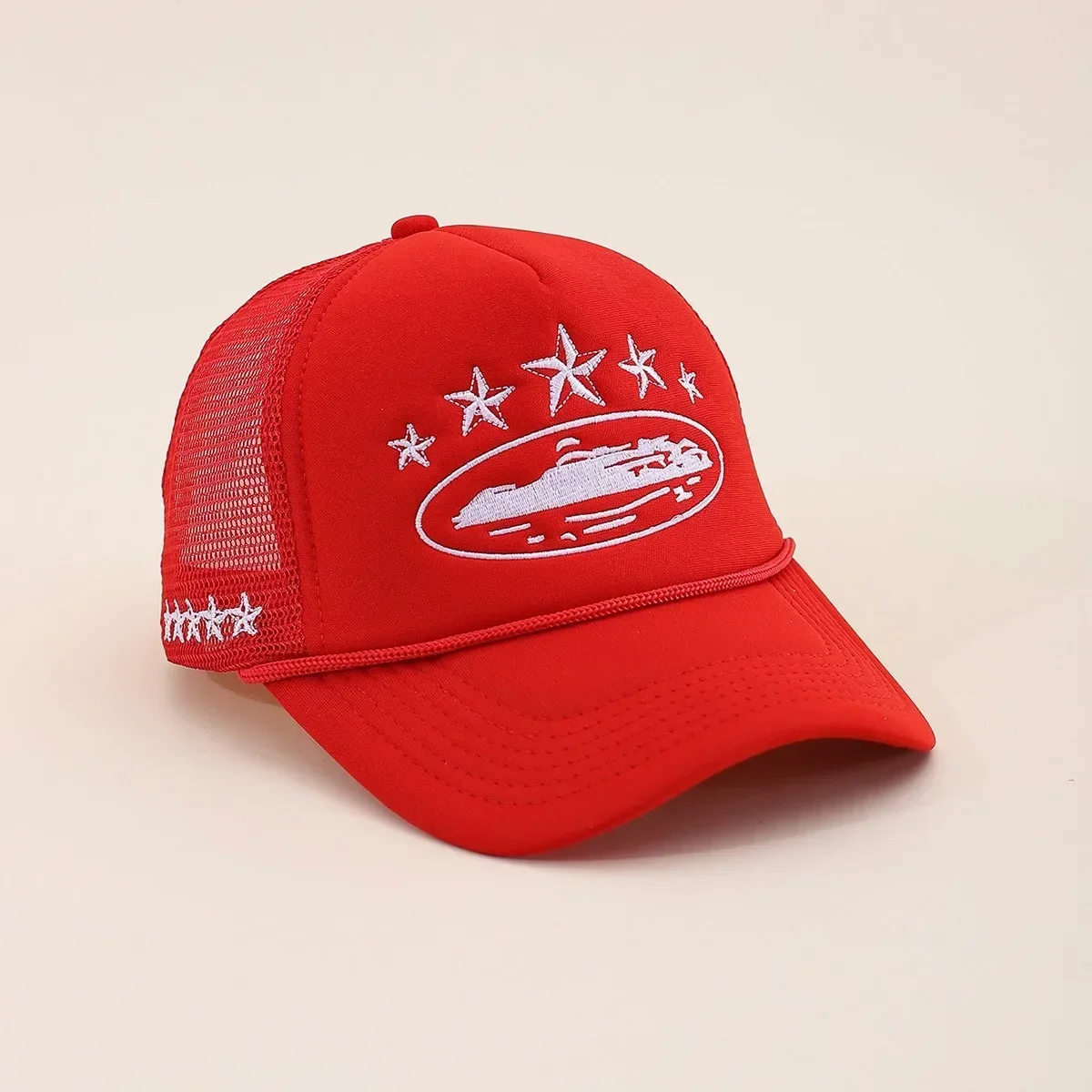 Unisex Mannen Vrouwen Cap Pentagram Borduren Baseball Netto Caps Lente Zomer Outdoor Verstelbare Casual Hoeden Zonnebrandcrème Hoed
