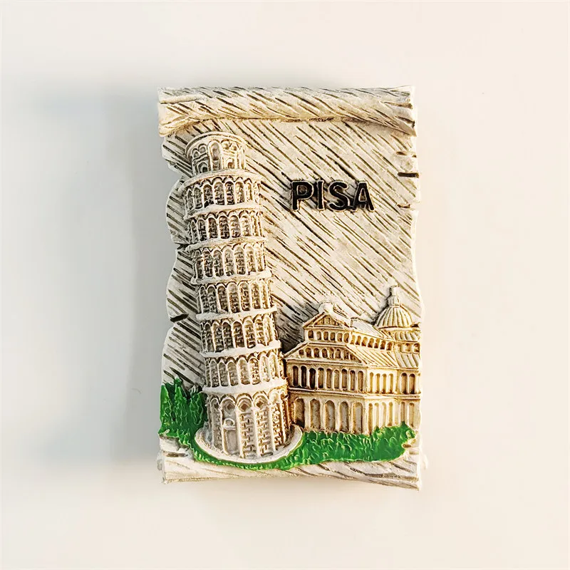 Pisa Miracle Square, Tuscany, Italy Magnetic Fridge Magnet Resin Material