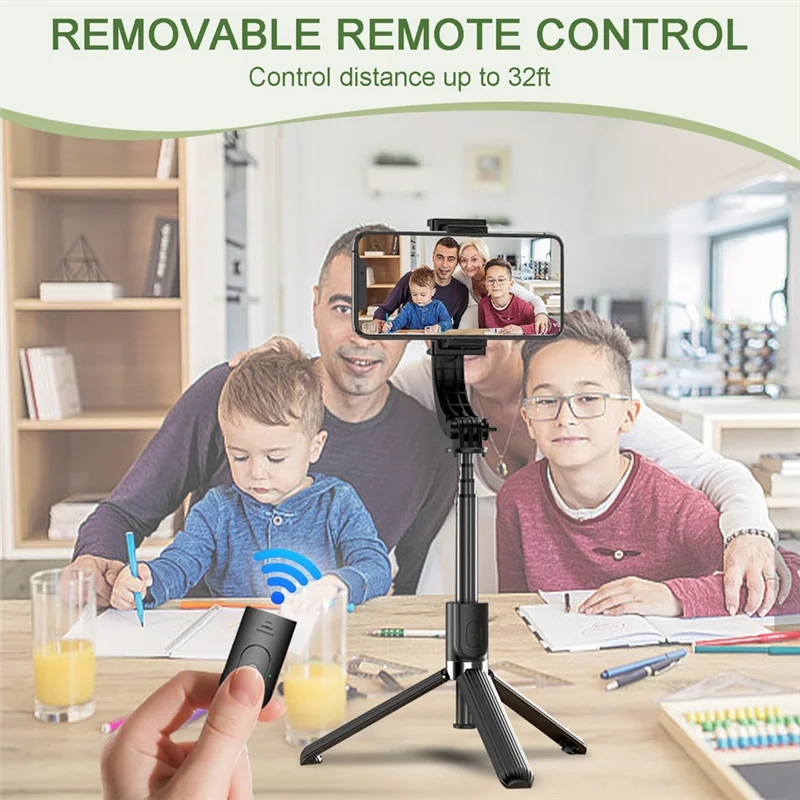 -A15I Selfie Stick 360° Rotation Tripod, Portable Phone Holder, Auto Balance 1-Axis Gimbal Stabilizer For Smartphones