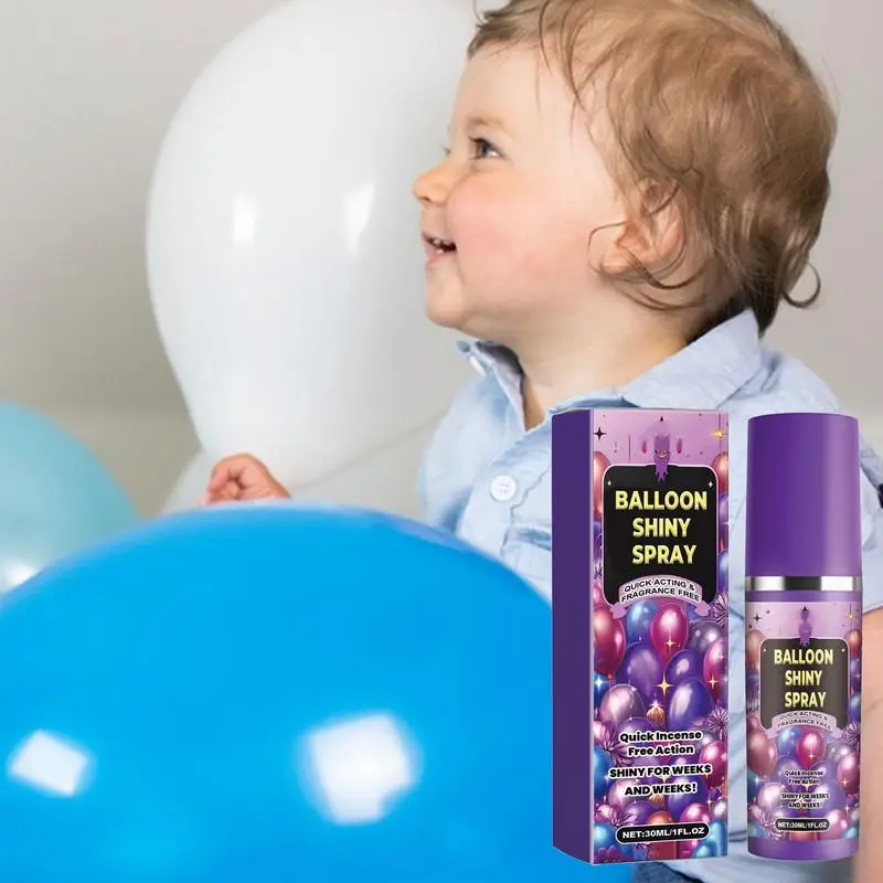 High Shine Balloon Spray Glossy Finish Spray For Balloons Quick Drying Ballon Shine Spray For Balloons To Shine Balloon Glow