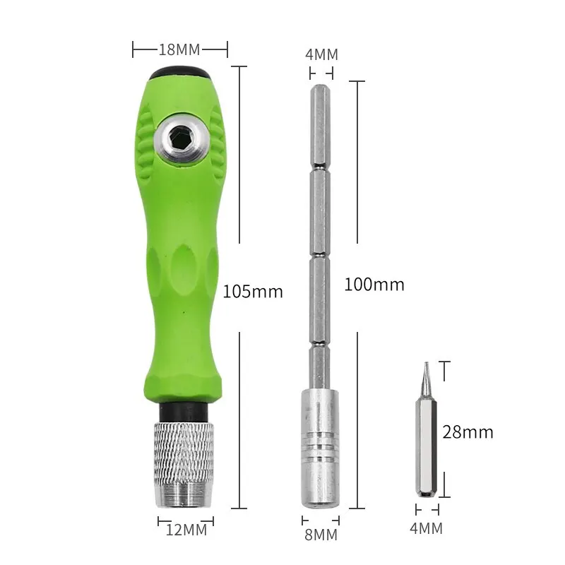 32 In 1 Multifunctional Screwdriver Combination Household Portable Cross Magnetic Precision Screwdriver Set Maintenance Tool