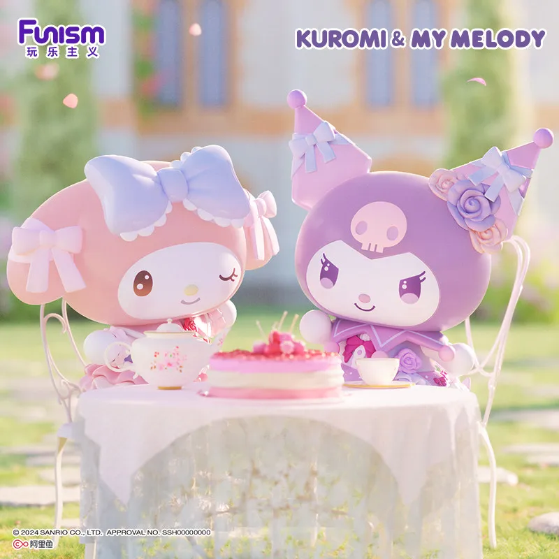 

Playism Sanrio Garage Kit Kuromi My Melody Bestie Новогодний подарок Креативные украшения для подруги Коллекционная фигурка