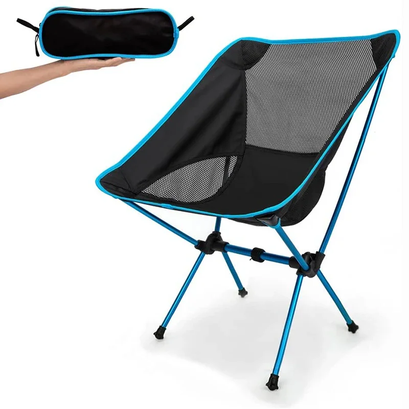 SAVE Factory Custom Ultralight Portable Foldable Camping Backpacking Chairs Carry Bag, Whosale Outdoor Hiking Mini Moon Chairs