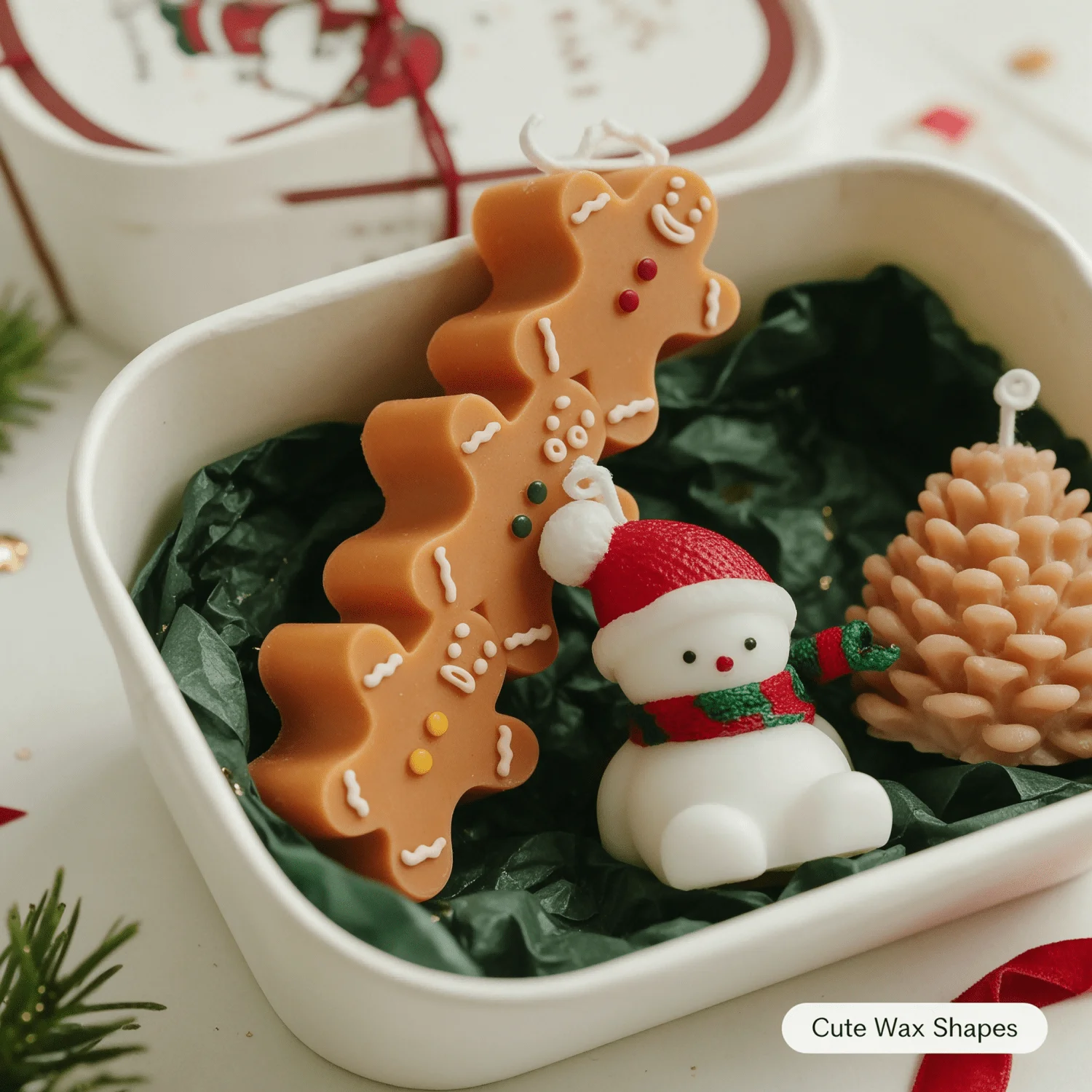Handmade Christmas Shaped Scen - огляд і ціна Soy Wax