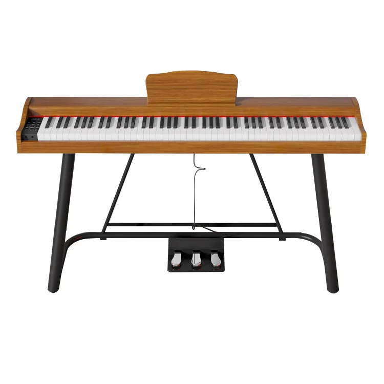 88-Key Digital Piano With Weighted Keys - Smart Electric Keyboard For Beginners, Portable For Home & Grading Practice