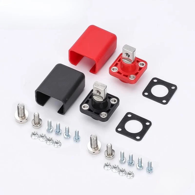 

200A Battery Connectors Copper Lithium Battery Terminal Connector Energy Storage Terminal Battery Connector Adapter