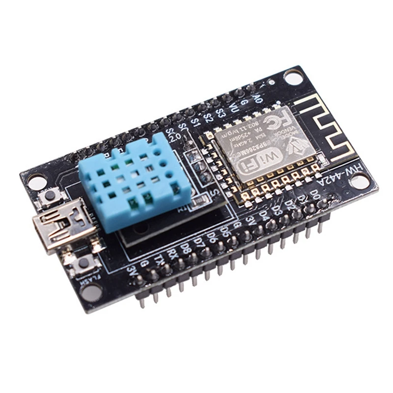 DHT11 New Version Temperature And Humidity Sensor CH340 Development Board ESP8266 Extended Wifi Serial Port Module, Easy To Use