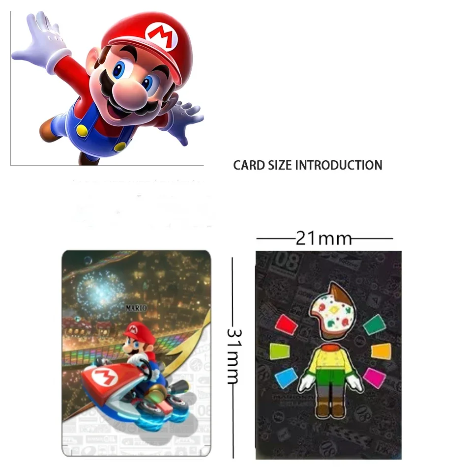 New 20pcs Mario Kart 8 Amiibos Cards NFC Tag Cards for Switch and Wii U--Mario Kart 8 Deluxe NTAG215 Chip Cards