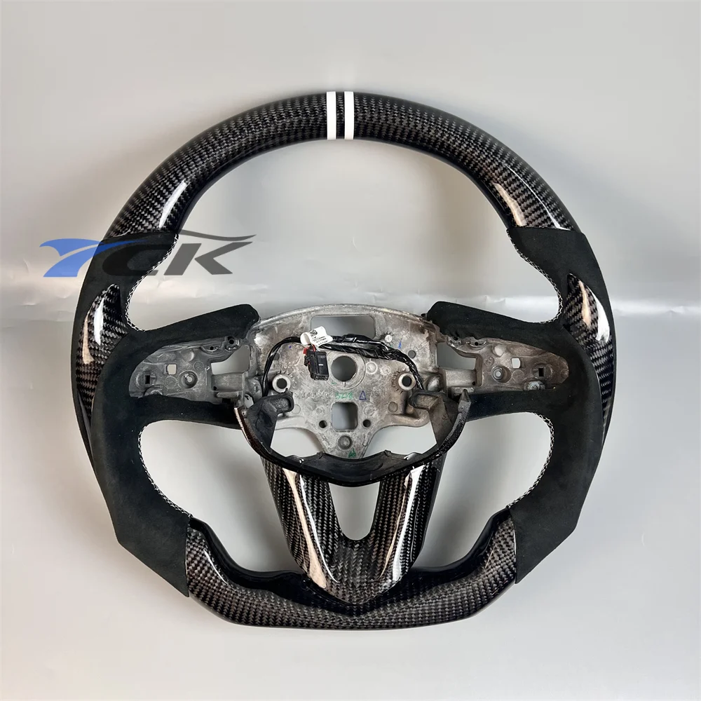 

Custom For Cadillac CT4 2010 2011 2012 2013 2014 2015-2025 Steering Wheel Custom Carbon Fiber Car accessory