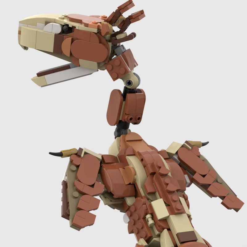 799 قطعة MOC Phorusrhacos Longissimus فلامنغو نموذج اللبنات العمارة هدايا عيد الميلاد تجميع اللعب لتقوم بها بنفسك فكرة عيد ميلاد #3