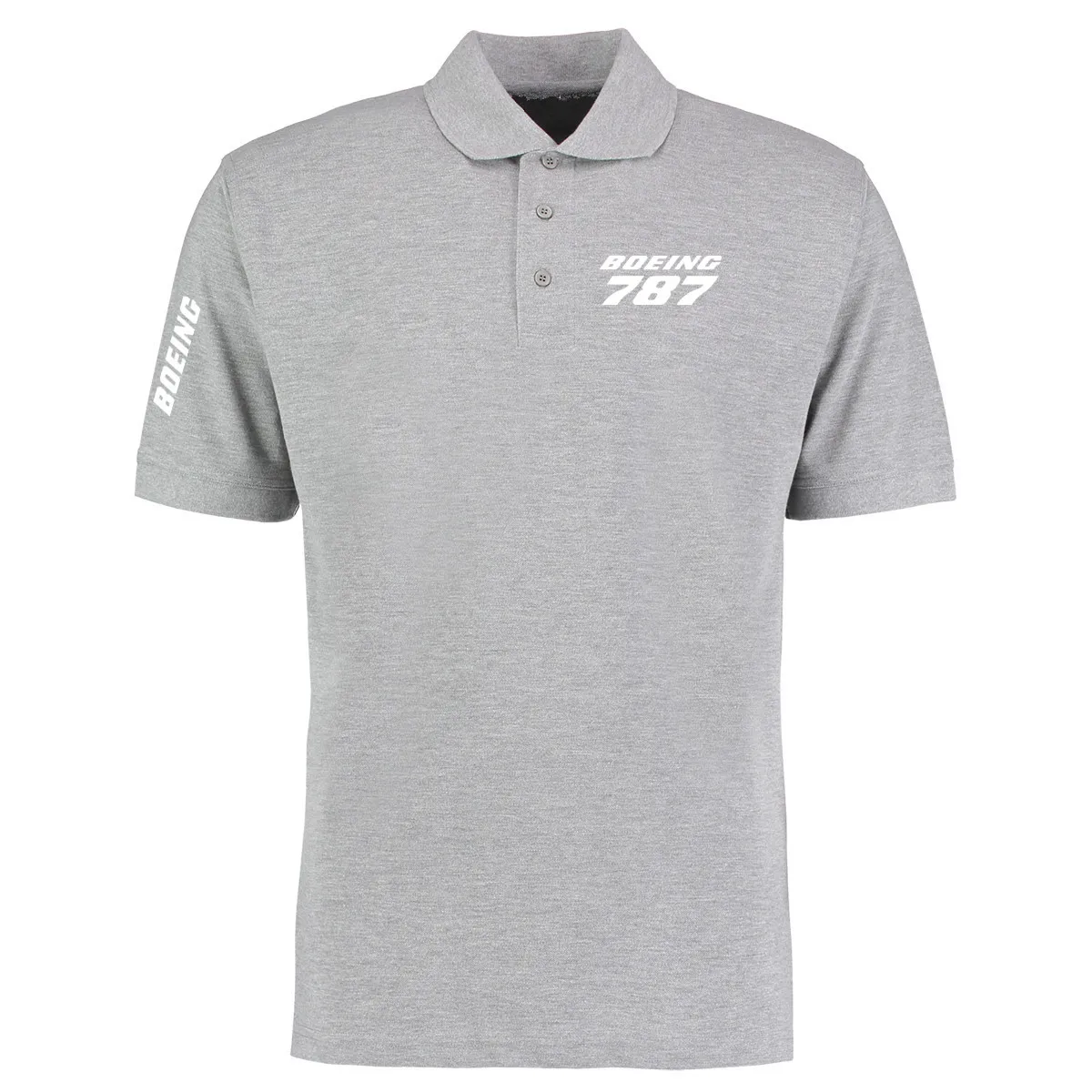 Casual Aviation Aircraft Boeing 787 Flight Pilots Summer Men Cotton Polo Shirts New Style T-Shirts Tops Tees