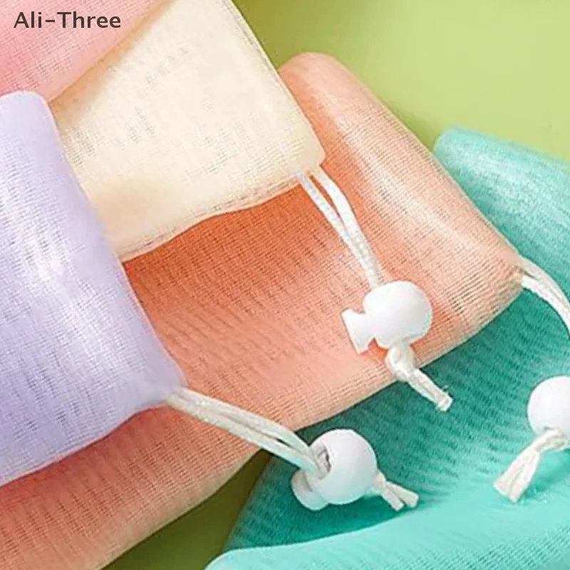 

1Pcs Thickened 6 Layer Foaming Soap Bag Facial Cleanser Mesh Bag Bath Washing Tools Body Cleansing Nets Helper Wash Face