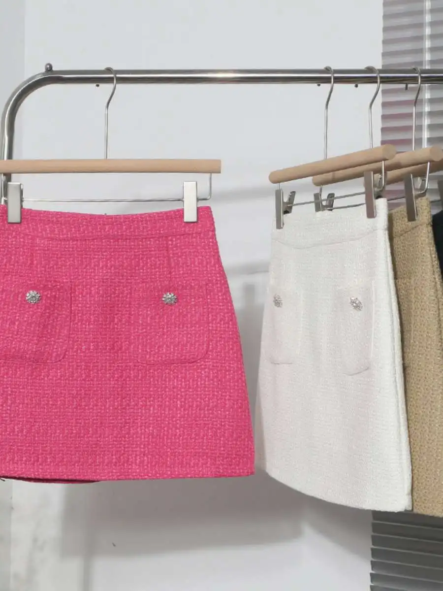 

High Waist ort Skirt Women's plus Size Flattering Prevent Exposure Bodycon Skirt Tartan Pattern Ciwalk Sle A-Line