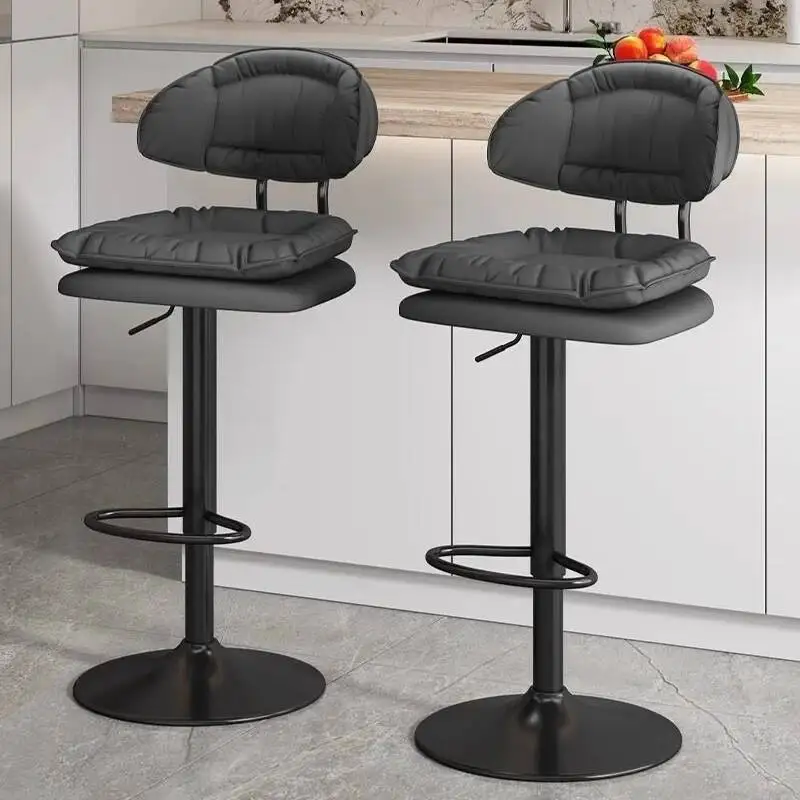 الشمال ضوء فاخر كرسي طويل الساق الترفيه المنزلي مسند الظهر جزيرة كراسي مكتب أمامي أمين الصندوق كراسي العمل الدورية رفع كرسي بار البراز