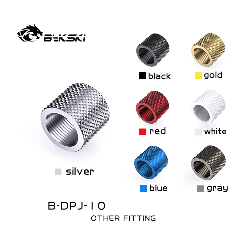 

Bykski B-DPJ-10, G1/4 10mm PC Water Cooling Dual Inner Extender Connector,Female To Female Fittings