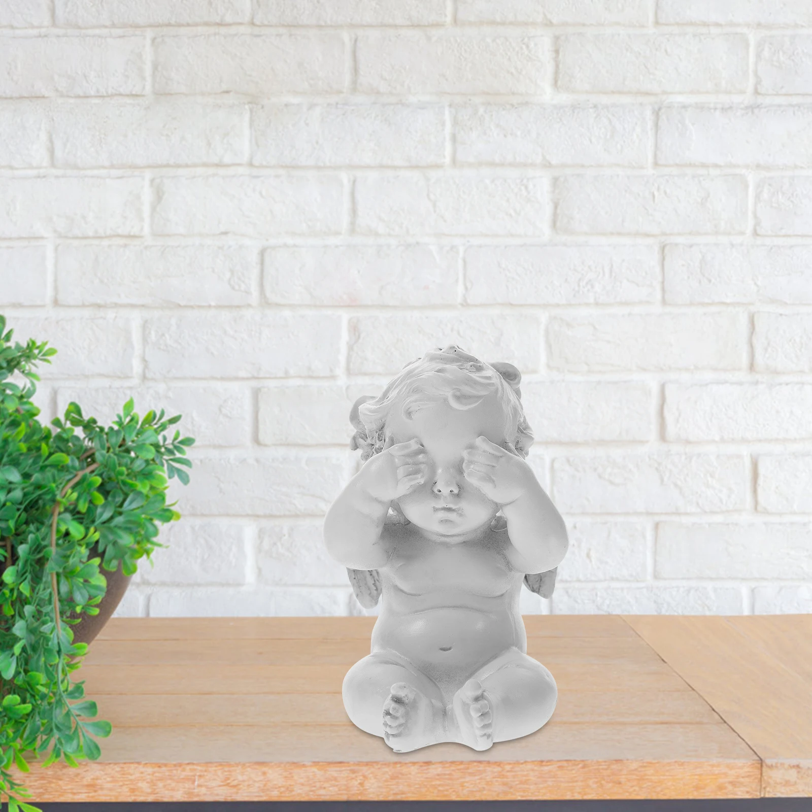 

Angel Statue Figurines Resin Craft Decor Lifelike Desk Bookshelf nament Gift Small Size Stability Various Scenes