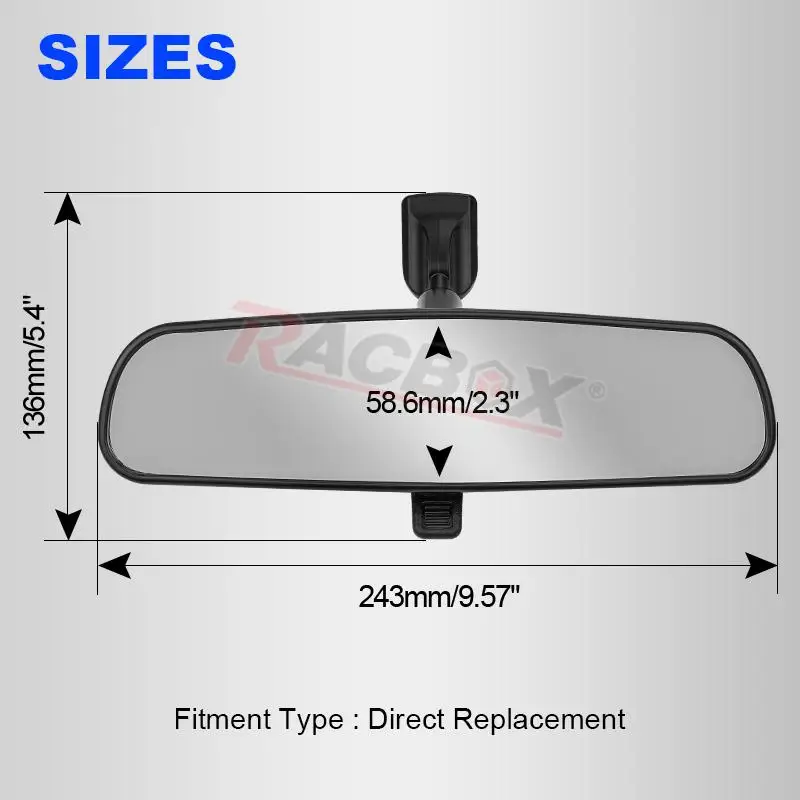 92039FE000 92039FE001 Interior Rearview Mirror For Subaru Impreza WRX STi 2006 2007 2008 2009 2010 2011 2012 2013 2014 view 2