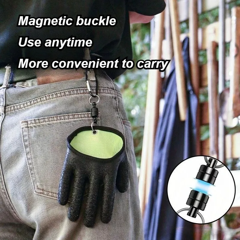 Gardening Magnetic Gloves Anti Prick， Planting Specific Gloves Portable Waterproof Garden Protective Gear - view 5