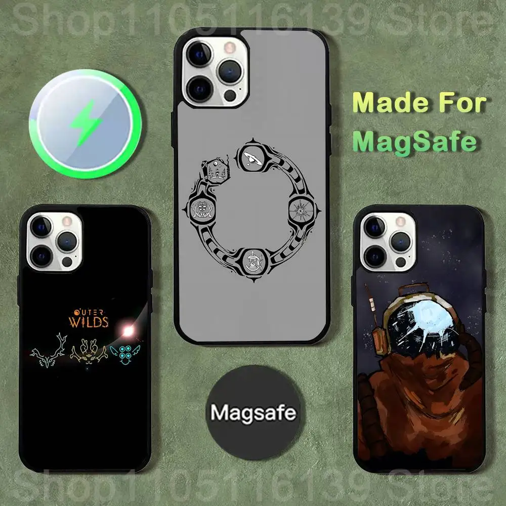 

Outer W-Wilds Game Phone Case For iPhone 17,16,15,14,13,12,11,Pro,Max,Plus,Mini,SE4,E Magnetic Magsafe Wireless Charging