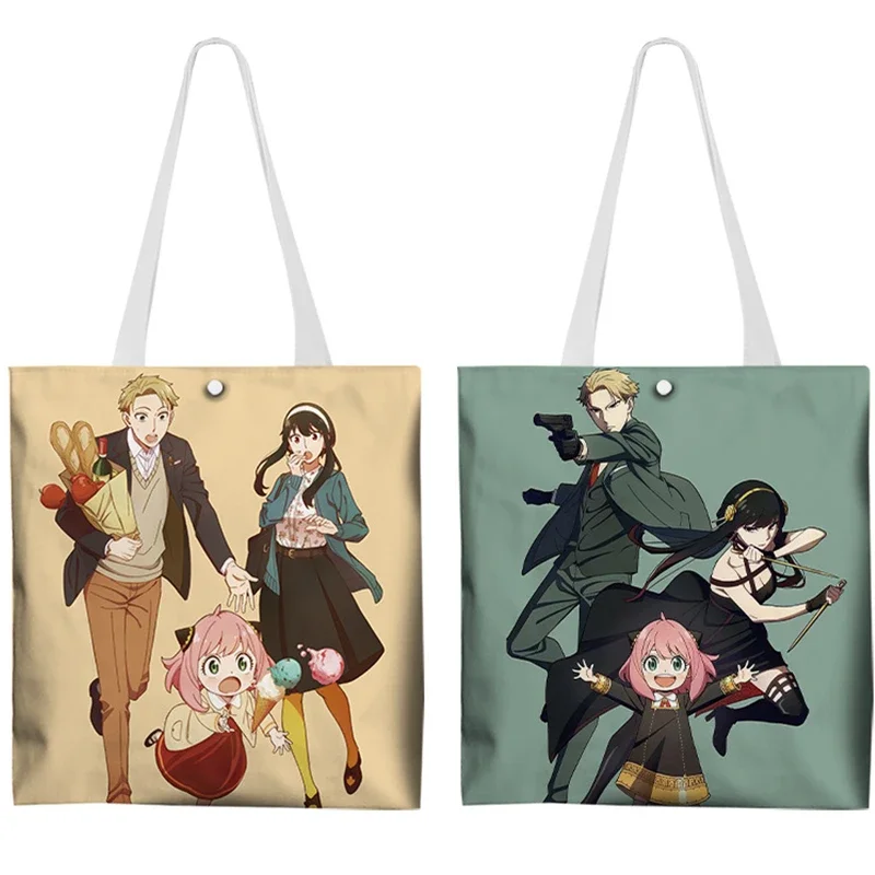 Anime  Shopping canvas Tote Casual Large-capacity Bag Shoulder Bags