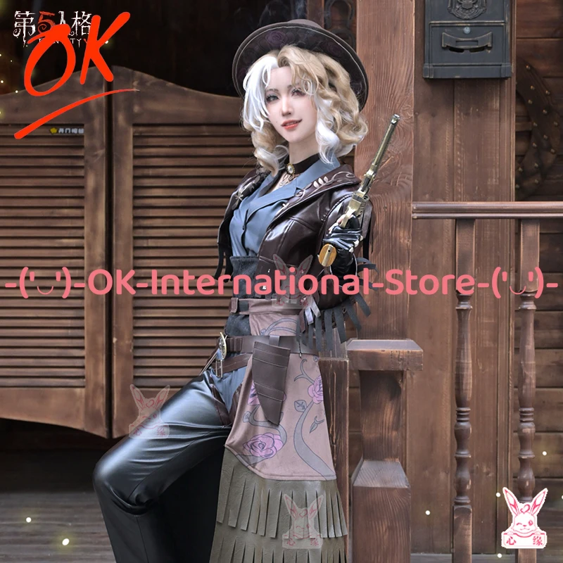 

Костюм для косплея Identity V Barmaid, парфюмер ‌ Черная роза, редкий аниме-игровой персонаж, наряд на Хэллоуин, карнавальная вечеринка, униформа, костюм