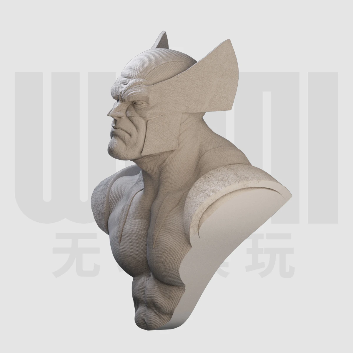 1/10 bust GK resin white mold figure model