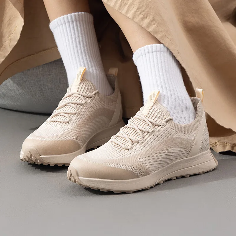 

Skechers women's shoes new wear walking shoes fashion trend comfortable lightweight breathable sports casual shoes 177160-NAT