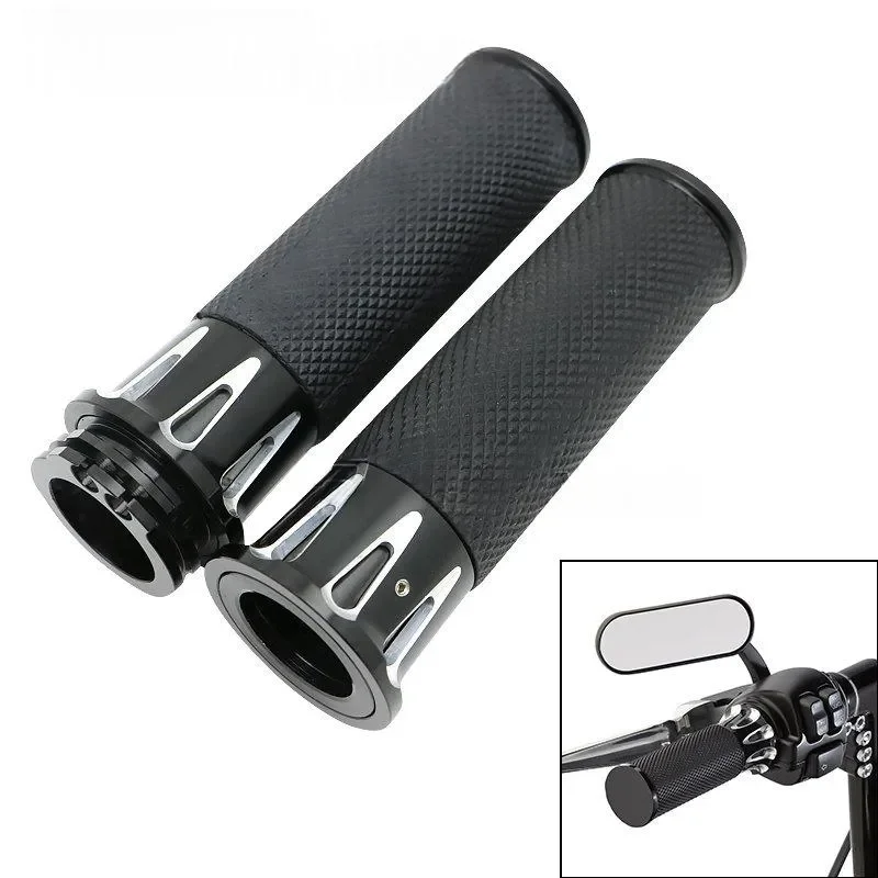 

FOR Harley-Davidson XL883 XL1200 Forty-Eight Road King Electra Glide Fat Boy 2007-2023 Handlebar Mount Kit with Glue-on Bar Ends