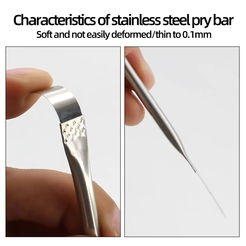 Mobile Phone Repair Motherboard Pry Bar CPU Scraper Tool Circuit Board Chip Module IC Disassembly Remove Glue And Scrape Tin