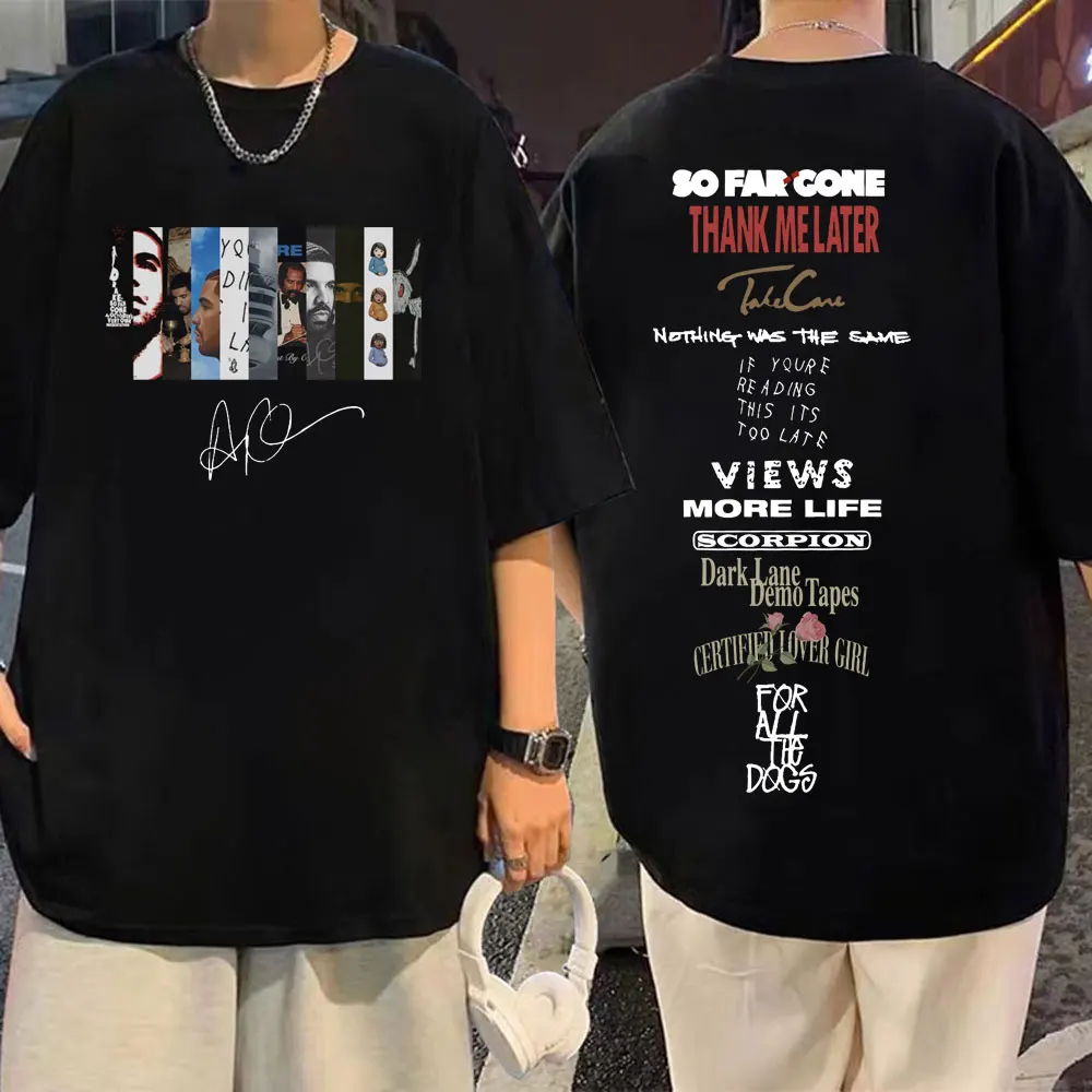 

Hot Sale Rapper Drake Album Merch T-shirt Men's Hip Hop Vintage Short Sleeve T Shirts High Quality Fashion Oversized T-shirts