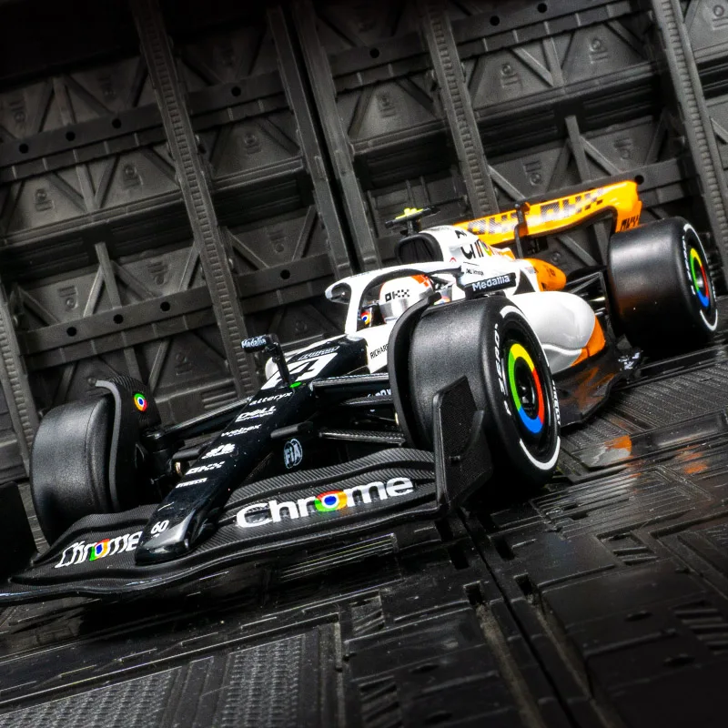 

1:24 McLaren MCL60 Марокканский гоночный сплав F1, модель автомобиля, коллекция украшений, подарок для мальчиков, богатые детали, тонкая работа